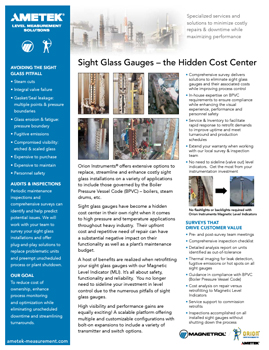 Sight Glass Gauges - Hidden Costs